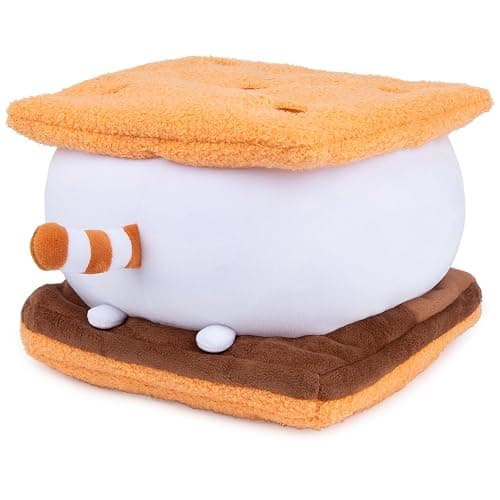 GUND Pusheen S’mores Squisheen Plush, Stuffed Animal for Ages 8 and Up, Brown/White, 12” thumbnail 6