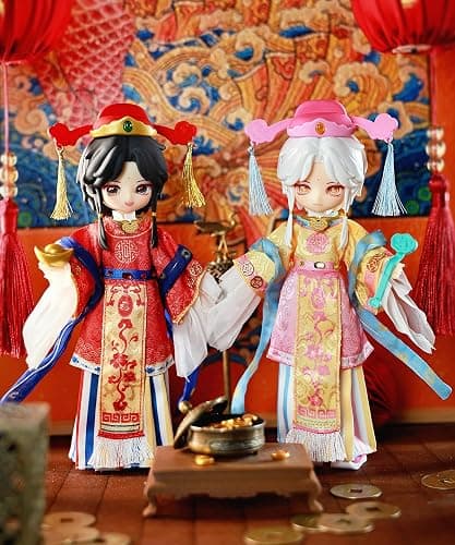 CALEMBOU BJD Blind Box, Cute Nagi Tread The Wind Chant Series Ball Jointed Doll Blind Box, 8 Inches Dress up Doll with Joints, Collectable Action Figure for Birthday Gifts thumbnail 8