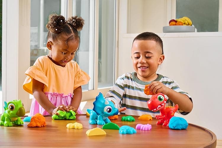 Smashers Junior Dino Dig Small Egg (Stegasaurus) by ZURU 12+ Surprises Compounds Mold Dinosaur Preschool Toys Build Construct Sensory Play - 3 Years + - Stegasaurus thumbnail 6