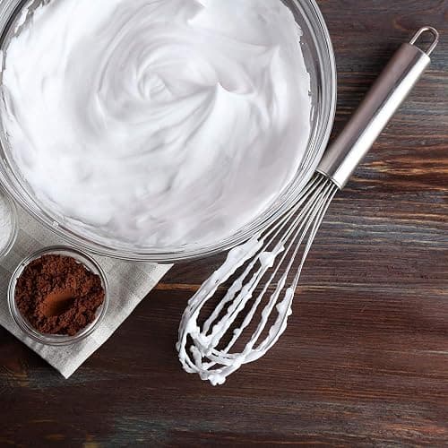 Whisks for Cooking, 3 Pack Stainless Steel Whisk for Blending, Whisking, Beating and Stirring, Enhanced Version Balloon Wire Whisk Set, 8"+10"+12" thumbnail 6