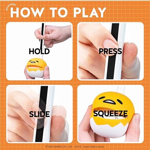 Otamatone Japanese Electronic Musical Instrument Portable Music Synthesizer (Official Licensed Sanrio Gudetama) Maywa Denki Studio Award Winning, Educational Fun Gift for Children Teen Adults thumbnail 3