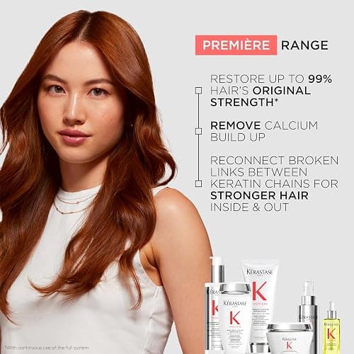 Kerastase Premiere Anti-Breakage Mask - For Breakage & Damaged Hair, Repairs Bonds & Removes Calcium Build-Up, With Glycine and Peptides, 7x Smoother Hair, 6.8 Fl Oz thumbnail 6