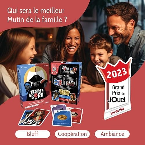 SAVANA Traitres à Bord - Jeu de société - Grand Prix du Jouet 2023 - Jeux à identité secrète - Jeu de Voyage et de Poche - Jeu de Cartes dès 10 Ans thumbnail 2