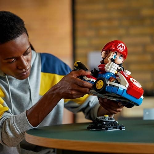 LEGO Super Mario: Mario Kart – Mario & Standard Kart Building Set for Adults - DIY Book Shelf & Room Decor for Men & Women, Ages 18+ - Birthday Gift Idea for Adult Gamers - 72037 thumbnail 5