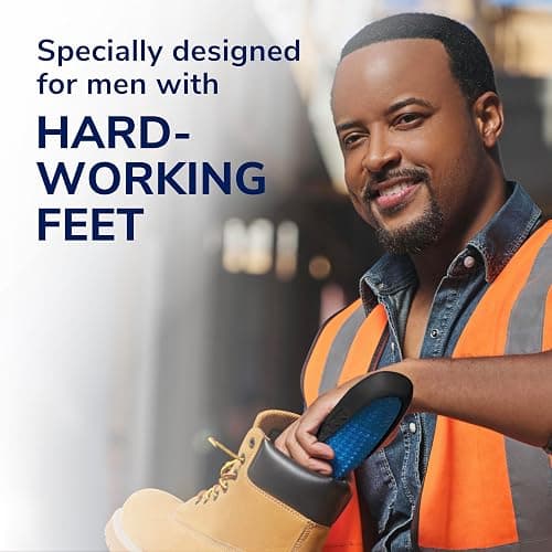 Dr. Scholl's Work All-Day Superior Comfort Insoles (with) Massaging Gel, Men, 1 Pair, Trim to Fit thumbnail 2