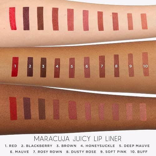 tarte maracuja juicy lip liner – Creamy, Matte, Lip Liner with Hyaluronic Acid with Vitamin E, Vegan & Cruelty-Free thumbnail 6