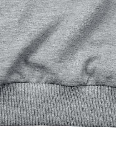 Remidoo Womens Off Shoulder Sweatshirt Drop Shoulder Oversized Long Sleeve Pullover Top - Small - Grey thumbnail 4