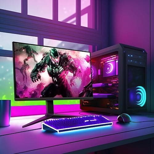 Amazon Basics 27 inch Gaming Monitor, FHD 1080P, 165Hz, VESA Compatible, Adaptive sync, 1ms Response, Black thumbnail 7