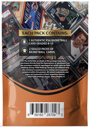Zoo Packs NBA Basketball PSA Graded Card Mystery Power Pack - Amazon Exclusive thumbnail 2