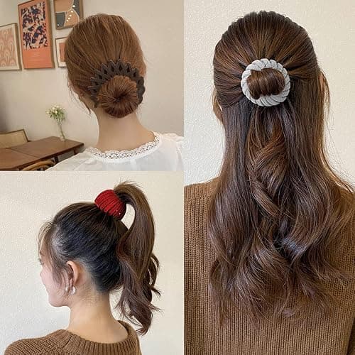 Sizobi Bird Nest Magic Hair Clip, Hair Accessories for Women,Hair Ties Bun Maker Scrunchies for Thick Thin Hair,Hair Clips for Women,Ponytail Holders thumbnail 3