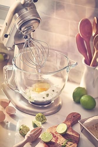 KitchenAid 5 Quart Tilt-Head Glass Bowl with Measurement Markings & Lid - KSM5GB thumbnail 5