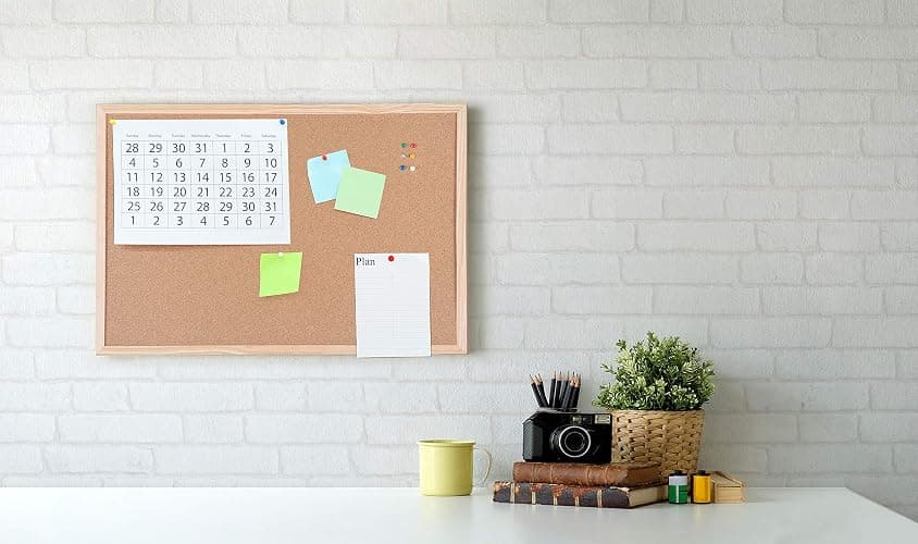 Bi-Office MC040012010 Basic Cork Board, Pine Wood Frame, 60 x 45 cm thumbnail 7