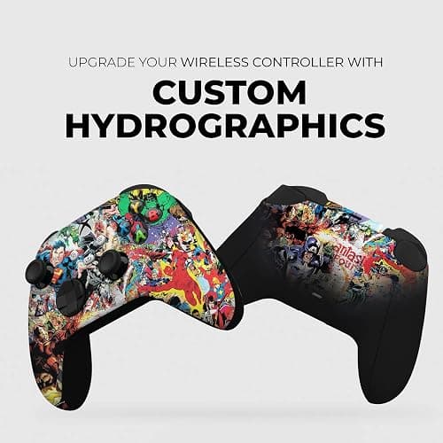 DreamController Comiccs Custom X-box Controller Wireless compatible with X-box One/Series X/S Proudly Customized in USA with Permanent HYDRO-DIP Printing(NOT JUST A SKIN) (MODDED) thumbnail 3