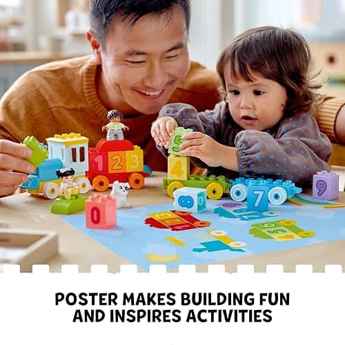 LEGO DUPLO Number Train Toy - Learn to Count - Building Blocks for Toddlers, Girls & Boys, Ages 1.5+ - Sensory Toys for Early Development & Cognitive Skills - Gift for Christmas - 10954 thumbnail 6