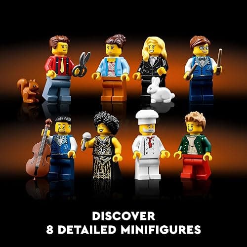 LEGO Icons Jazz Club 10312 Building Set for Adults and Teens, A Collectible Gift for Musicians, Music Lovers, and Jazz Fans, Includes 5 Detailed Rooms Within The Music Venue and 8 Minifigures thumbnail 3