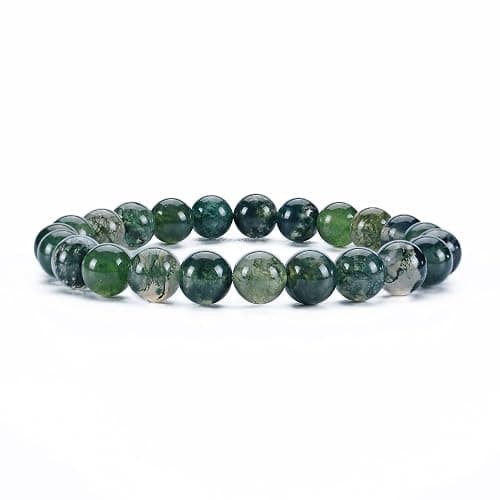 Cherry Tree Collection Tigers Eye Bracelets Plus Over 40 Other Stones – Gemstone Beads for Men & Women, Promotes Protection, Courage, Focus, Balance & Luck – Available in S, M, L with 8mm Round Beads - Image 1