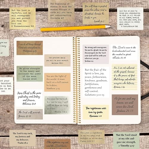 120PCS Bible Verse Stickers, No Repeat Christian Vintage Inspirational Quote Sticker, Typewriter Scripture Stickers, Bible Study Supplies for Scrapbooking, Water Bottle, Laptop thumbnail 6