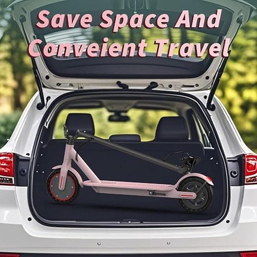 Roinside Electric Scooter - 8.5"/10''/14'' Solid Tires, 350W/500W Motor, Up to 19/22MPH& 16/21/23/24Miles Long-Range Portable Commuting Scooter for Adults with Double Braking System, App thumbnail 6