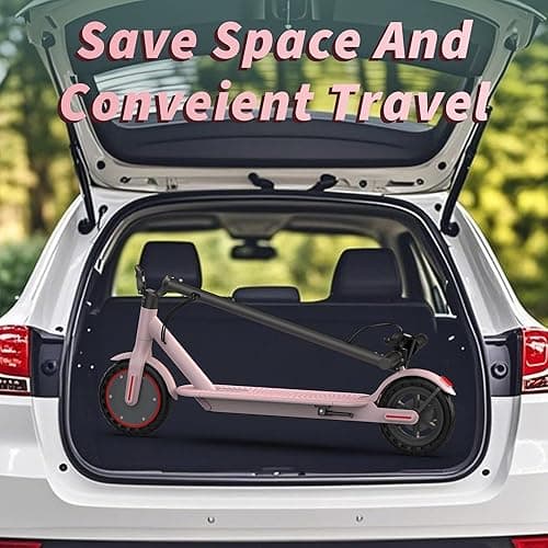 Roinside Electric Scooter - 8.5"/10'' Solid Tires, 350W/500W Motor, Up to 19-22MPH and 21-24Miles Long-Range Portable Commuting Scooter for Adults with Double Braking System and App thumbnail 7