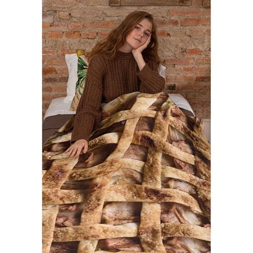 Anydia Apple Pie Blanket Gifts for Lover 40 x 50 Inch for Kid,Apple Pie Fannel Fleece Throw Blanket Super Soft Throws Blanket for Bed Couch Sofa thumbnail 4