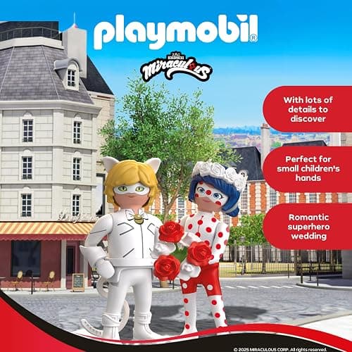 Playmobil Miraculous: Ladyblug & Cat Noir Wedding Dream thumbnail 3
