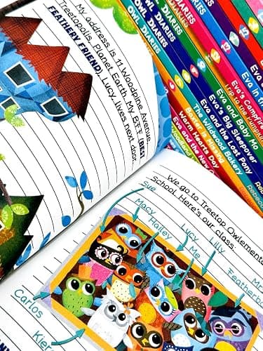Owl Diaries Collection 1-18 Books Box Set By Rebecca Elliott (Eva's Treetop Festival, Eva Sees a Ghost, A Woodland Wedding, Eva and the New Owl, Warm Hearts Day, Baxter Is Missing & More) thumbnail 5