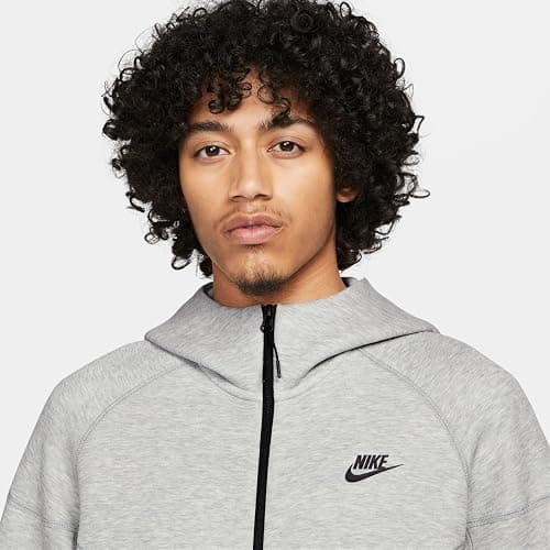 Nike Men's M Nk TCH FLC FZ WR Hoodie Sweatshirt thumbnail 3