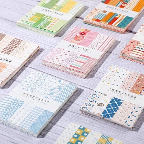 500 Sheets Vintage DIY Scrapbook Paper Supplies Aesthetic Paper Supplies Decorative Paper Material for DIY Scrapbooks Journal Photo Album Crafts (Classic Style,3.35 x 2.17 Inches) thumbnail 4