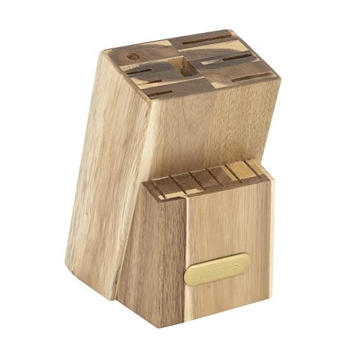 Farberware 15-Piece Knife Block Set with Black Soft-Grip Handles and Graphite Block - Kitchen Knife Set with Chef Knife, Steak Knives, Shears and Sharpening Steel thumbnail 5