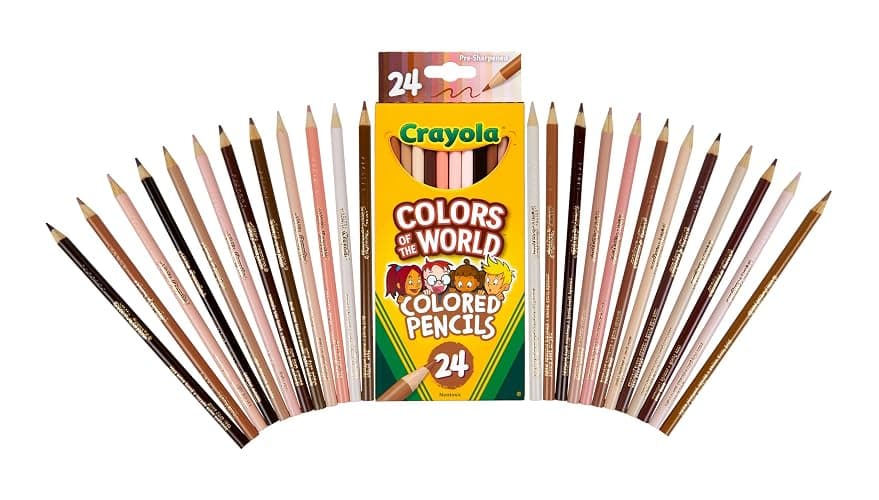 CRAYOLA Colours of the World Pencils - Assorted Colours (Pack of 24) | Colours That Represent Skin Tones from Around the World | Ideal for Kids Aged 3+ thumbnail 7