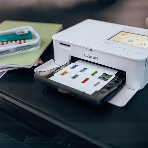 Canon SELPHY CP1500 Compact Photo Printer White | Includes paper cassette, power adapter and AC cable for printing, organization and power thumbnail 5