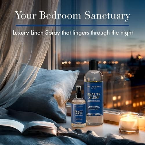 The Laundress Beauty Sleep Fabric Spray, Wrinkle Release Spray, Pillow Spray, Fabric Refresher, Upholstery and Linen Spray, Tranquil Comforting Inspired Scent, 8 Fl Oz thumbnail 7