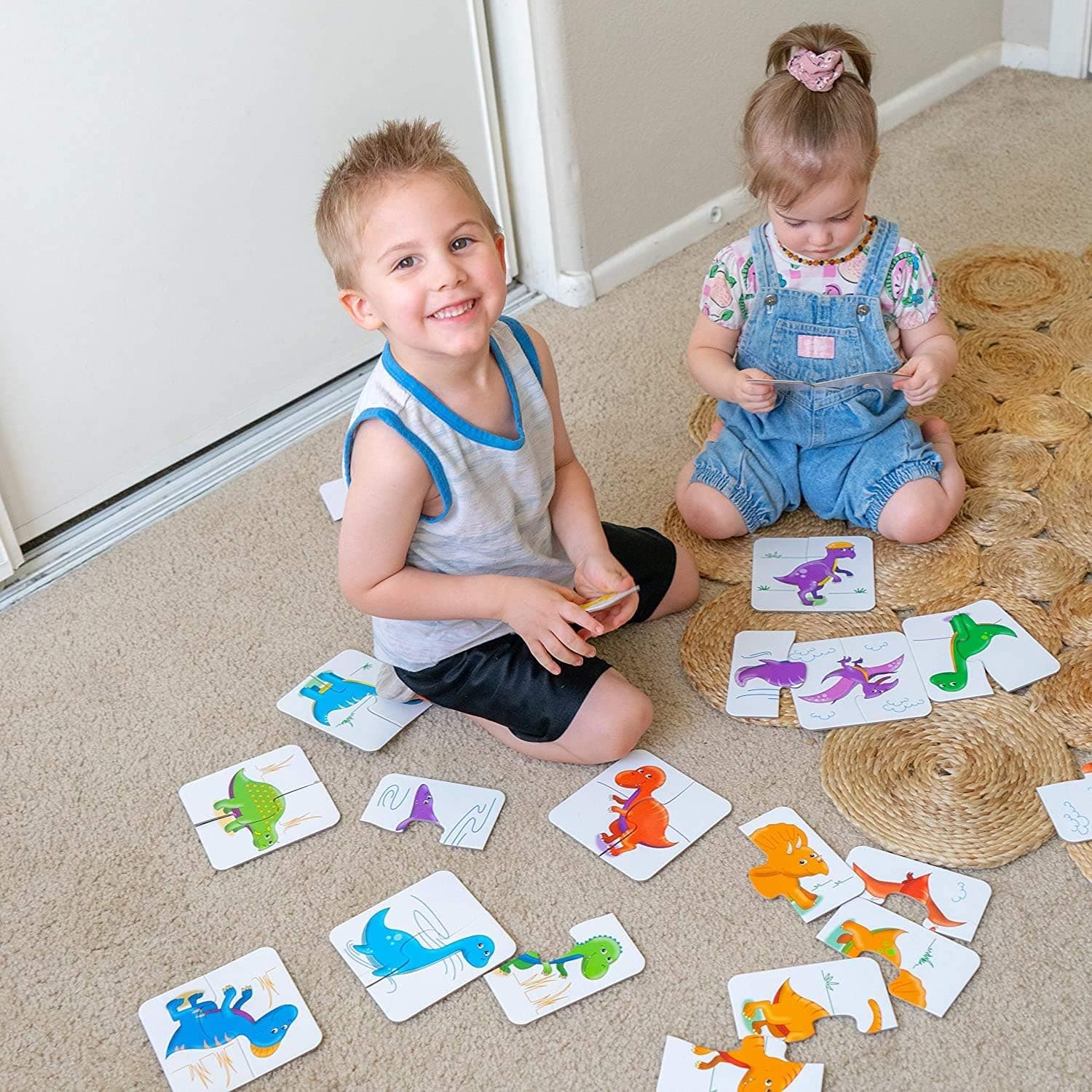 The Learning Journey: My First Match It - Dinosaurs - 2 Year Old Toys, Puzzles for Toddlers, Toddler Puzzle, Educational Toys for 2 Year Old - 15 Self-Correcting Matching Puzzles - Award Winning Toys - Dinosaurs thumbnail 5