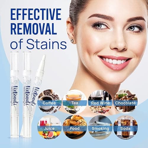VieBeauti Teeth Whitening Pen Gel: 30+ Uses - Teeth whitening Gel with Professional Formulation and Ingredients, No Sensitivity, Travel-Friendly, Beautiful White Smile Mint thumbnail 3