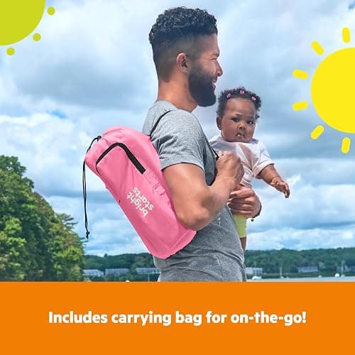 Bright Starts Pop 'N Sit Portable Booster, Indoor/Outdoor Use, Floor Seat with Feeding Tray, Pink, 6 Mos - 3 Yrs thumbnail 9