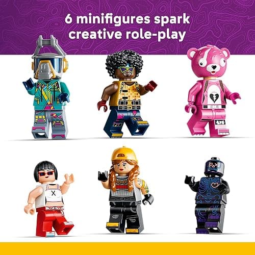 LEGO Fortnite Rave Cave - Building Toy for Boys & Girls, Ages 12+ - Fortnite Toy for Kids - Includes 6 Minifigures - Roller Coaster Set - Gift for Birthdays - 77082 thumbnail 6