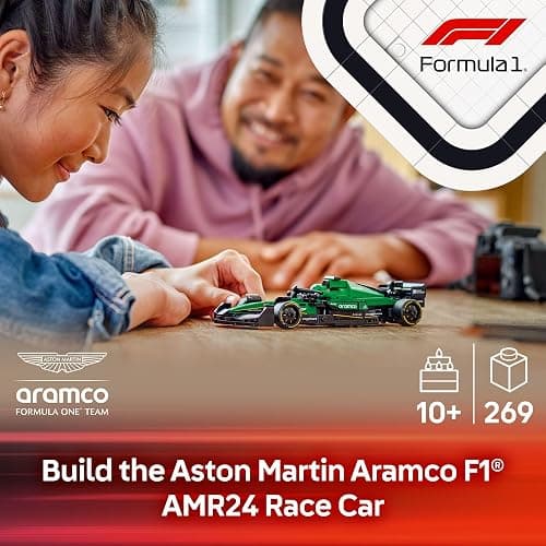 LEGO Speed Champions Aston Martin Aramco F1 AMR24 Race Car Toy - Building Set for Kids, Boys & Girls, Ages 10+ - Toy Car for F1 Fans - Gift Idea for Birthday - 77245 thumbnail 3