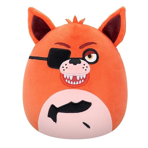 Squishmallows Original Five Nights at Freddy’s 8-Inch Classic Foxy | Collectable Cute Plush Toy, Cuddly Toys for Children, Soft Toys, Cute Teddies Suitable for Girls and Boys Ages 3 - Image 1