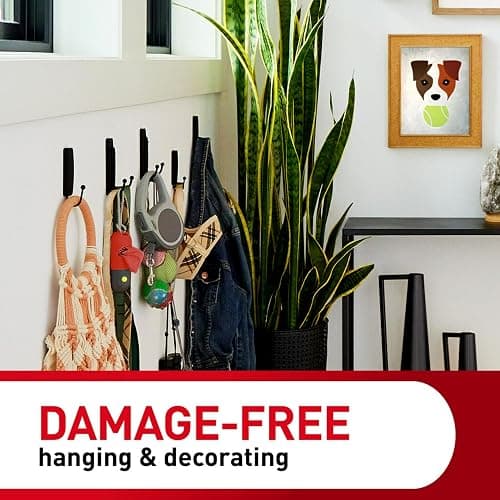 Command Damage Free Hanging Strips for Large Wall Hooks, Removable Adhesive, No Tools, 20 White Strips thumbnail 7