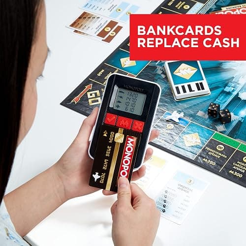 Hasbro Gaming Monopoly Ultimate Banking Edition Board Game for Families and Kids Ages 8 and Up, Electronic Banking Unit (Amazon Exclusive) thumbnail 5