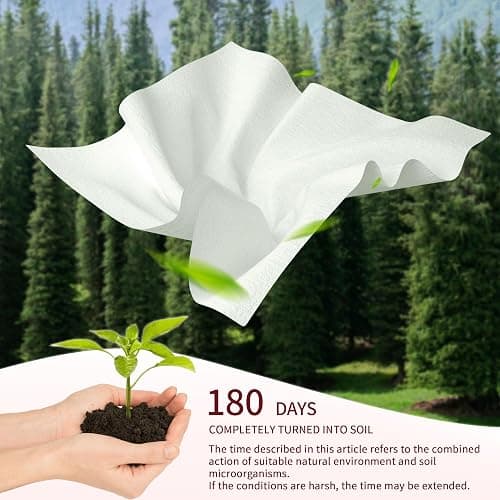 800 Count Disposable Face Towels, Soft & Skin Friendly Face Towelettes Disposable, Facial Tissue Dry Wipes for Women Cleansing thumbnail 5