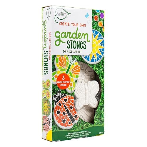 Creative Roots Paint Your Own Butterfly, Ladybug & Sun Stepping Stone by Horizon Group USA, 1 box of 3 count thumbnail 6
