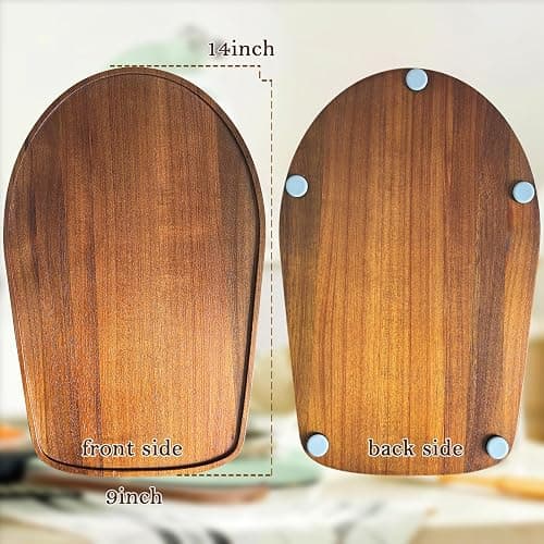 Acacia Wood Mixer Slider Mat for KitchenAid Stand Mixer Wooden Sliding Tray Compatible with Kitchen Aid 4.5-5 Qt Mixer thumbnail 7