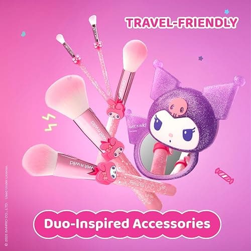 wet n wild My Melody and Kuromi 5-Piece Makeup Brush Set thumbnail 4