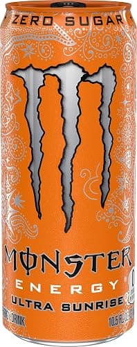 Monster Energy Ultra Sunrise, Sugar Free Energy Drink, 10.5 Ounce (Pack of 12) thumbnail 2