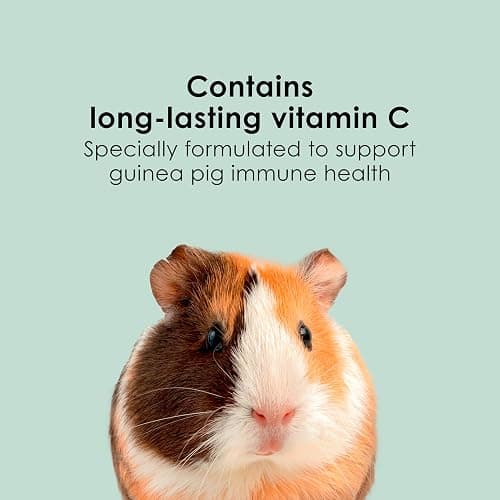 Kaytee Timothy Complete Guinea Pig Food with Timothy Hay, 9.5 Pounds | Supports digestion. Pelleted food for guinea pigs. guinea pig pellets, vitamin C, probiotics thumbnail 4