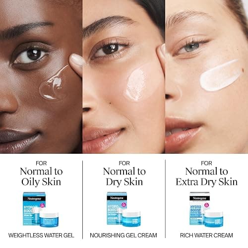 Neutrogena Hydro Boost Water Cream, 72 Hr Hydration for Normal/Extra Dry Skin, Fragrance Free, Face Moisturizer with Hyaluronic Acid, 1.7 oz. & Trial Size Hydro Boost Hydrating Gel Cleanser, 0.5 fl oz thumbnail 9