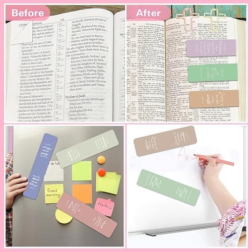 HRFGWDD Bible Study Supplies [41 PCS] for Women - Bible Journaling Kit with No Bleed Highlighters & Pens, Bible Tabs Set and Bible Verse Gifts for Scripture Study thumbnail 5