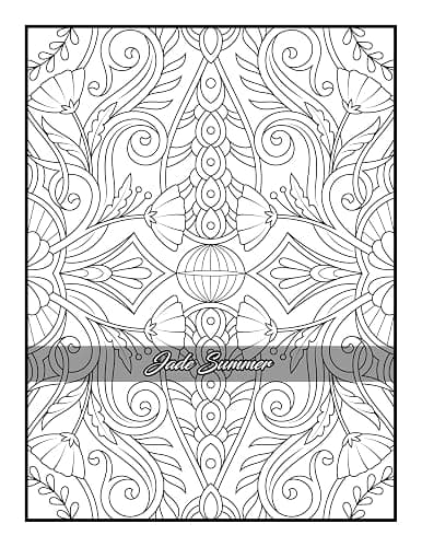 100 Amazing Patterns: An Adult Coloring Book with Fun, Easy, and Relaxing Coloring Pages thumbnail 29
