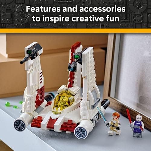 LEGO Star Wars: The Clone Wars V-19 Torrent Starfighter Building Toy - Pretend Play Set for Boys & Girls, Ages 9+ - Starship Model Kit W/ 3 Minifigures - Gift Idea for Birthdays - 75432 thumbnail 4